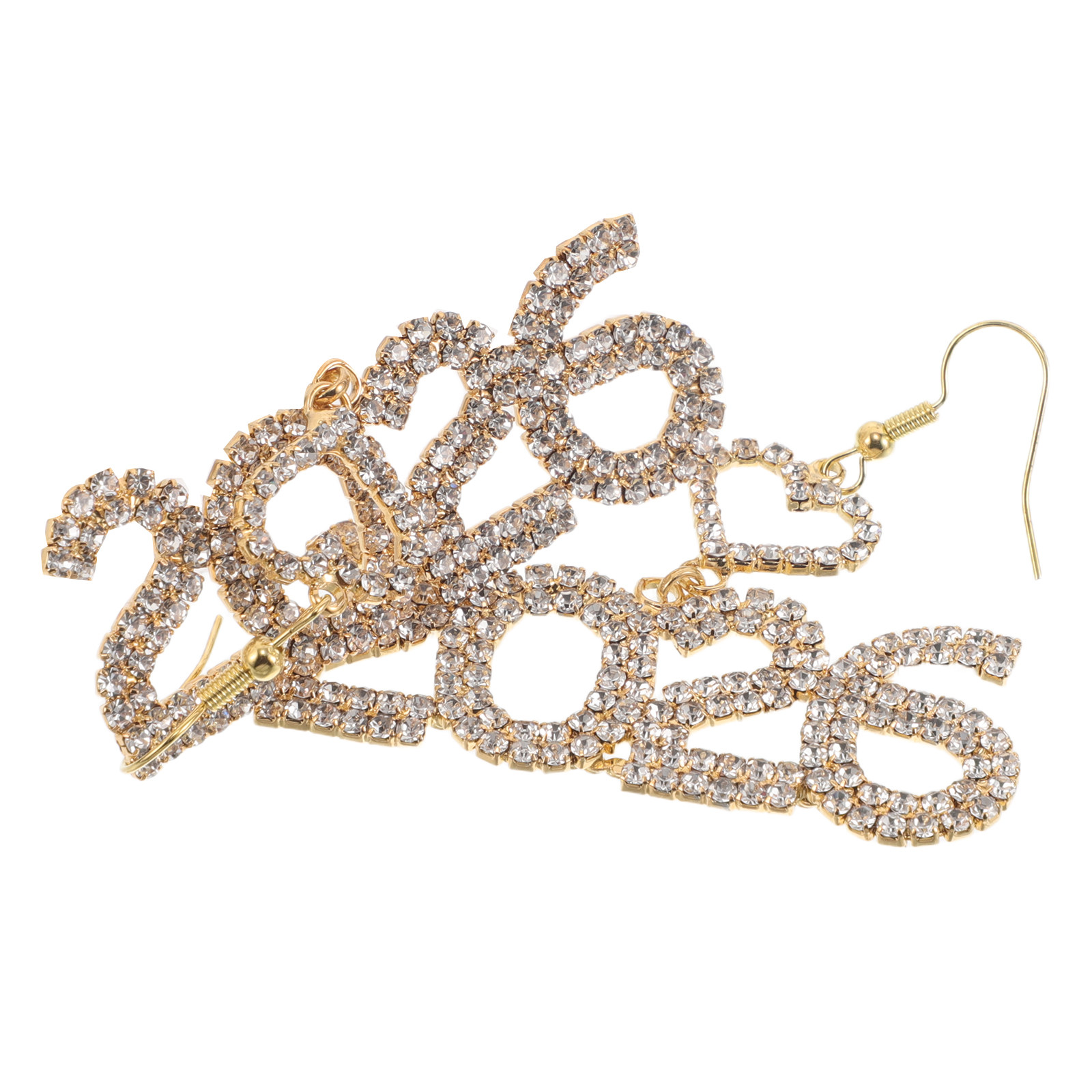 Eve Jewelry & Watches Distribuidor Oficial Rolex Buenos Aires - 1Pair New Year Earrings 2026 Rhinestone