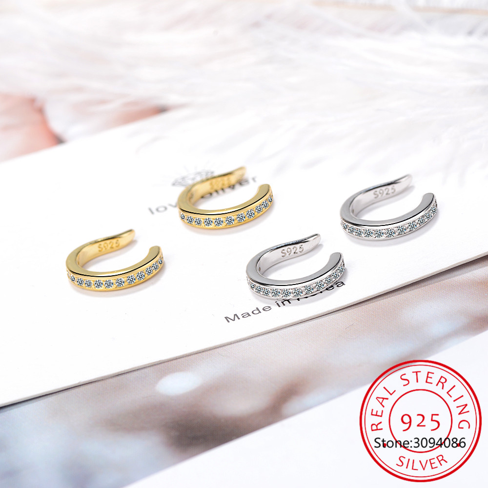 925 Sterling Silver Full Moiss - Ear Cuff No Piercing recension och pris