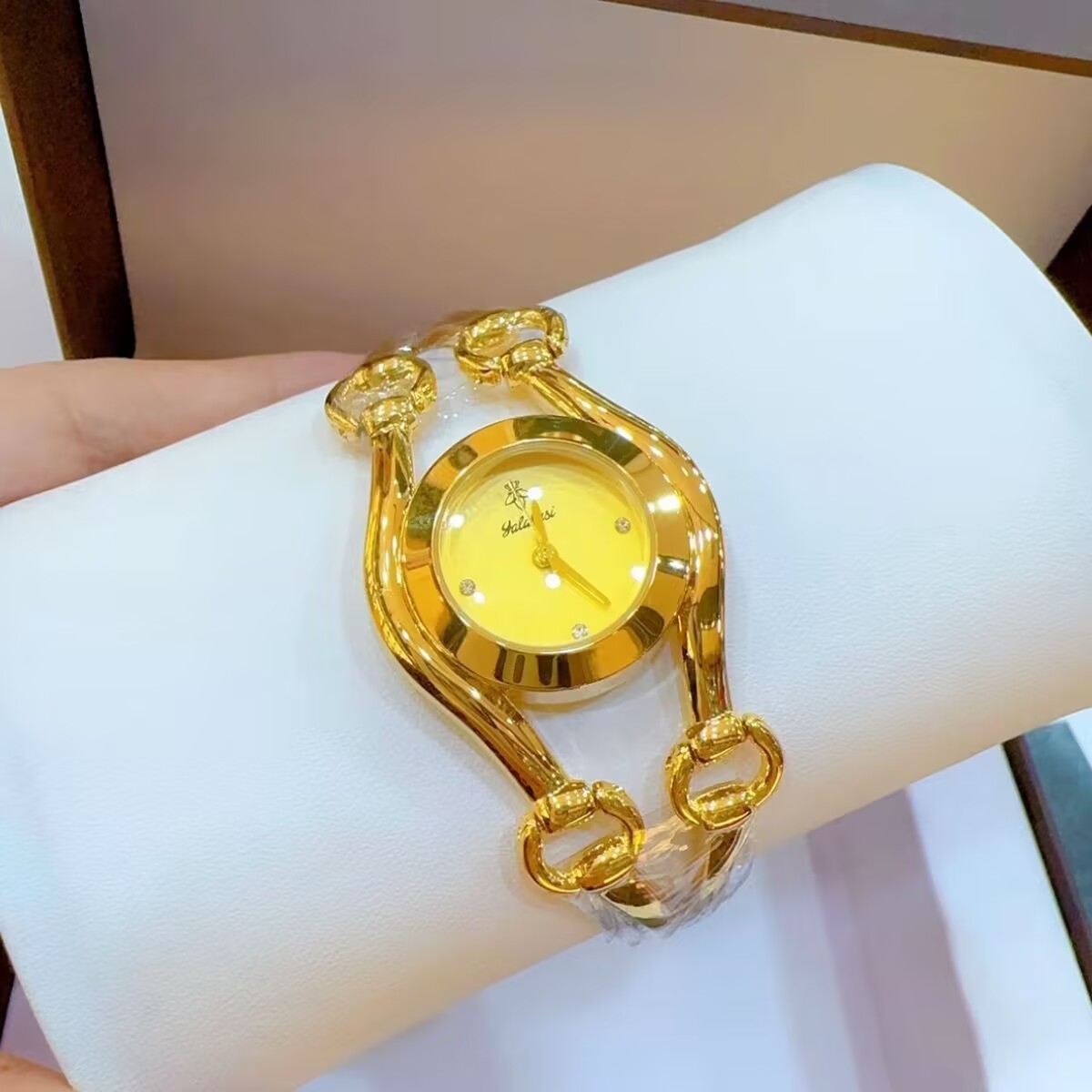 New French Dubai 24K Gold Plat - Jewelry Watch recension och pris