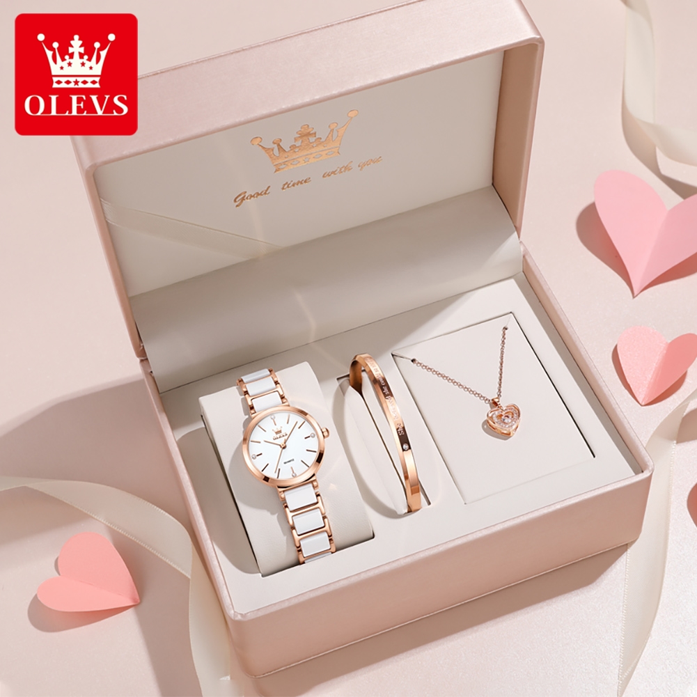 OLEVS Women Watch 5877 Luxury  - Jewellery Watches recension och pris