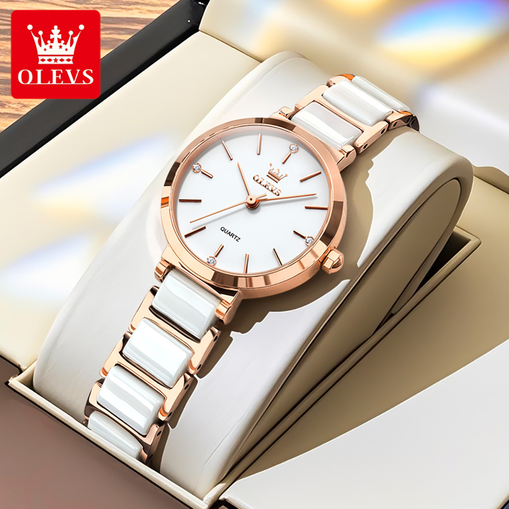 OLEVS Women Watch 5877 Luxury  - Jewellery Watches recension och pris