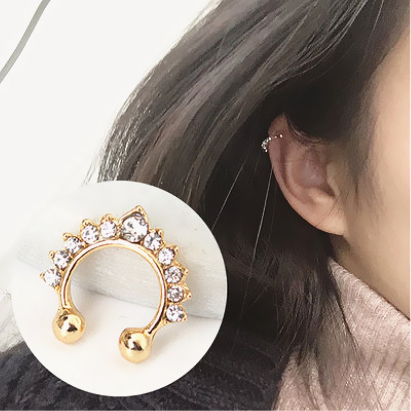 1PC U-Shape Nose Clip Fake Nos - Ear Cuff No Piercing recension och pris