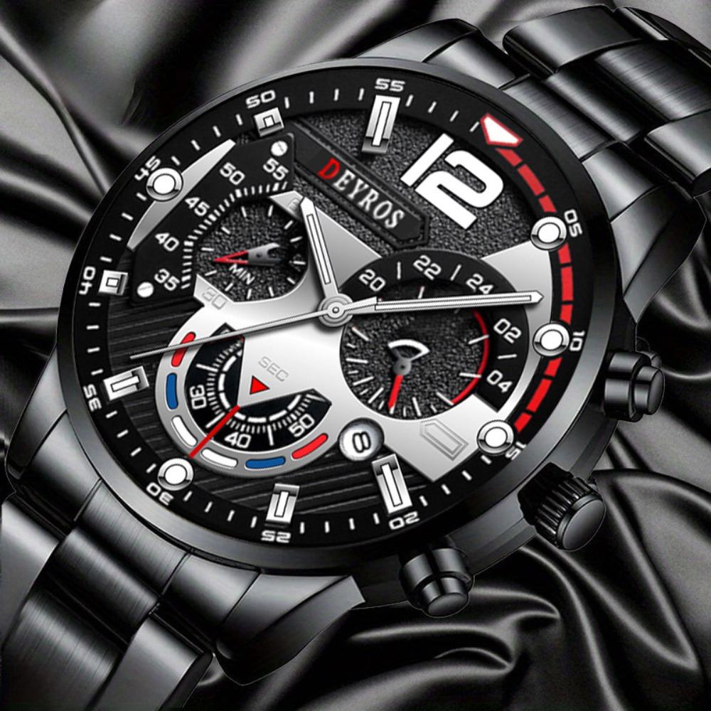 3pcs/set Fashion Men's Watch B - Best Jewelry Watches For Men recension och pris
