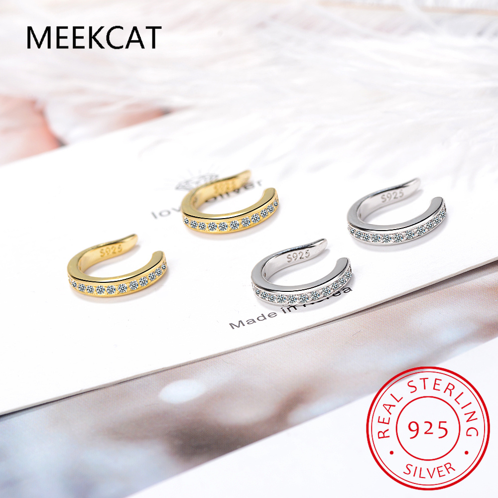 925 Sterling Silver Full Moiss - Ear Cuff No Piercing recension och pris