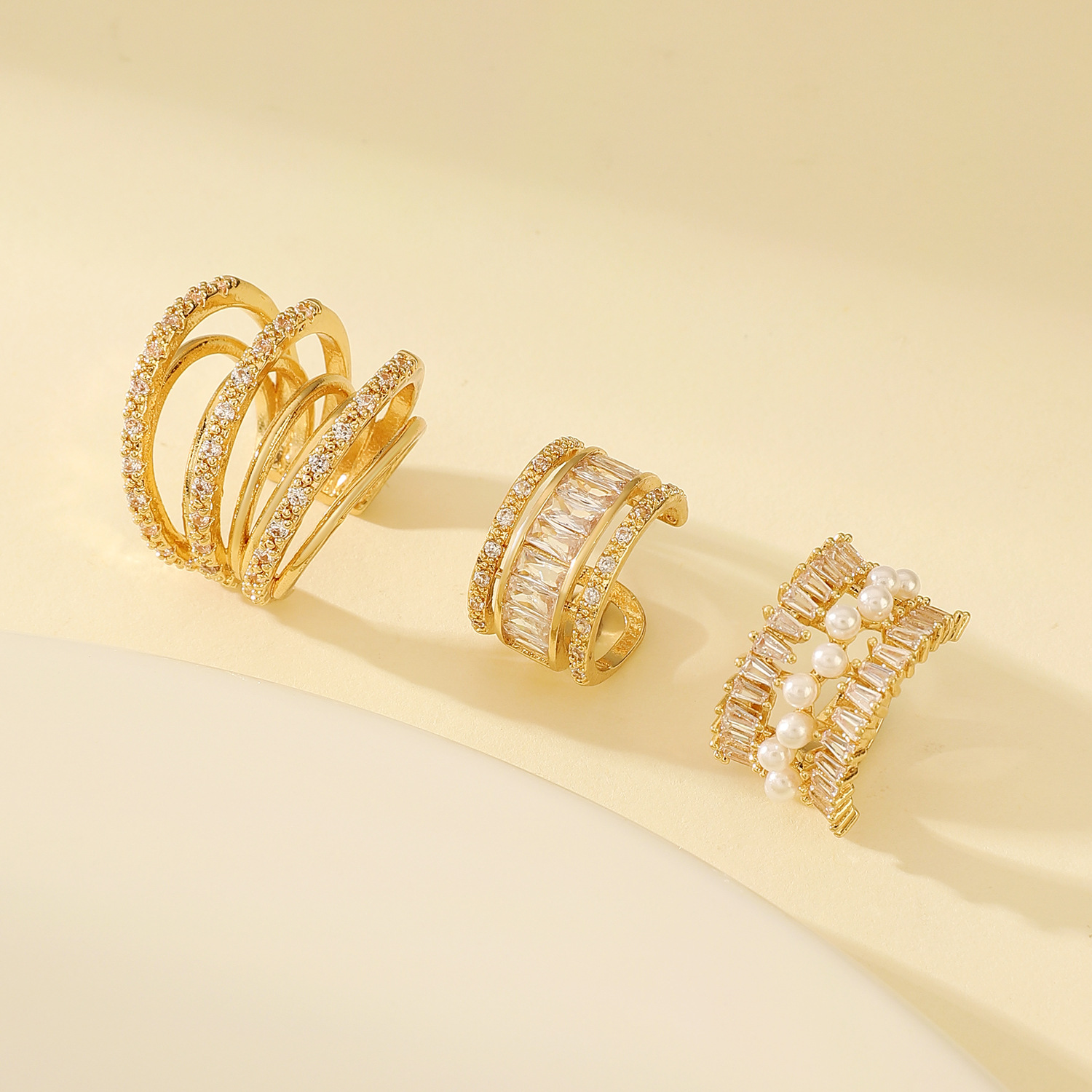 Korean Fashion Zircon Ear Clip - Ear Cuff No Piercing recension och pris