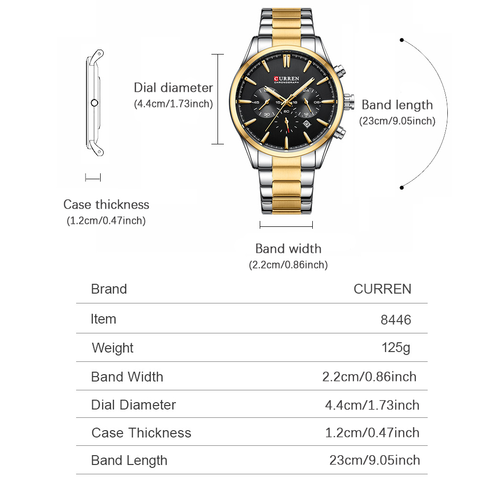CURREN Casual Quartz Chrono Sp - Jewellery Watches recension och pris