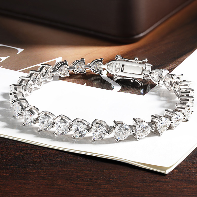 D‑Color VVS1 Heart‑Cut Moissan - Fine Jewelry Watches Women recension och pris