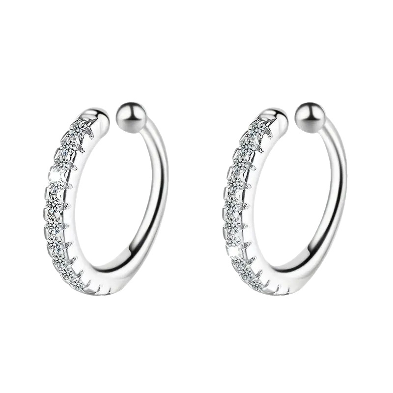 Genuine 925 Sterling Silver U- - Ear Cuff No Piercing recension och pris
