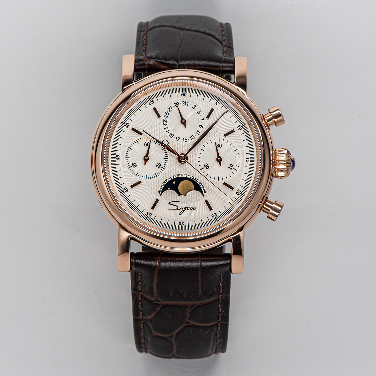 Sugess Pilot Chronograph Mecha - Seiko Watch Presage recension och pris