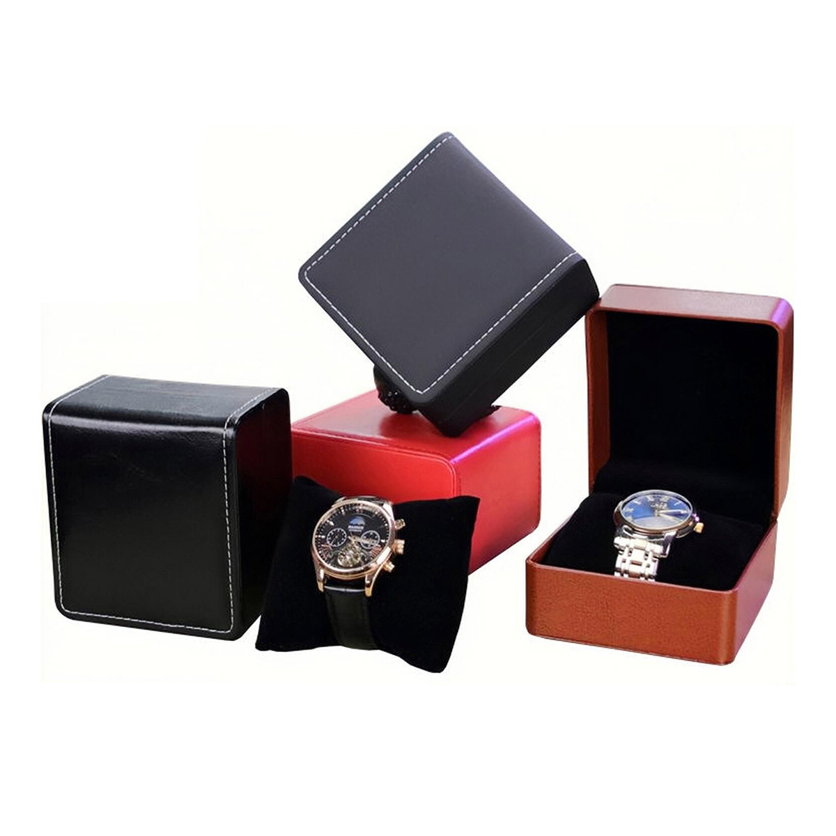Fashion Leather Watch Box Case - Best Jewelry Watches For Men recension och pris
