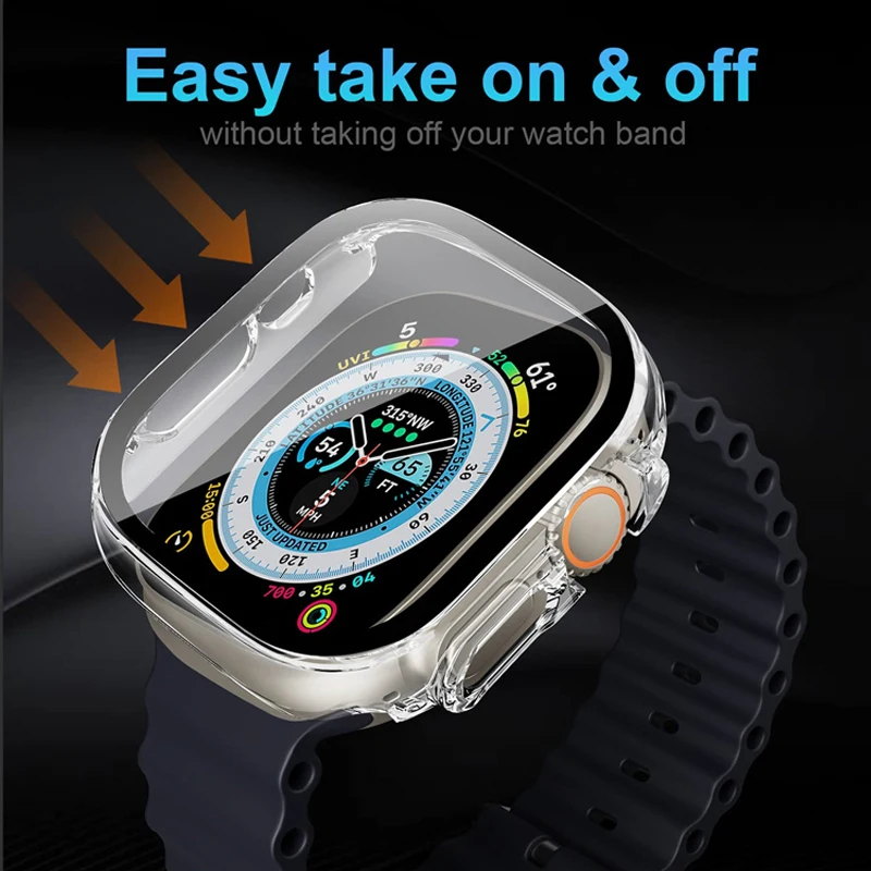 Glass+case For Apple Watch Ult - Jewelry Smart Watches recension och pris